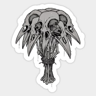 RAVEN SKULLS Sticker